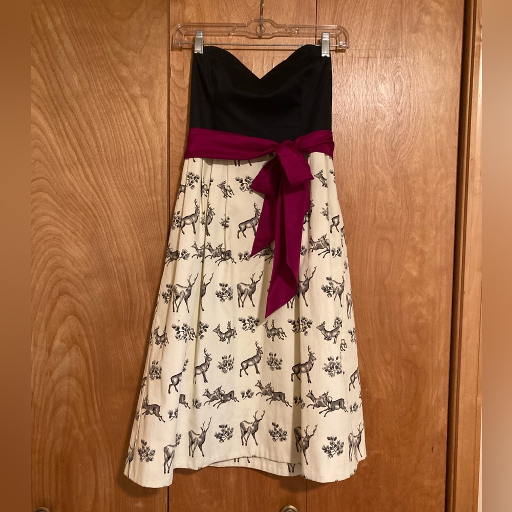 Postmark Anthropologie Conifer Herd Dress